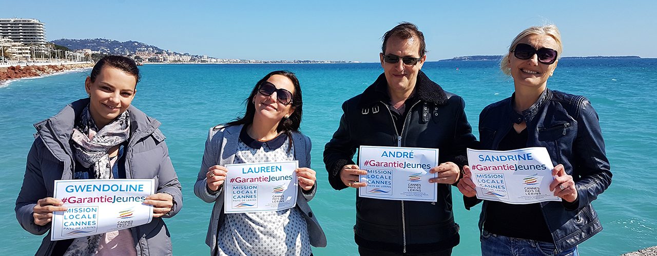 Team Garantie Jeunes Mission locale Cannes Pays de Lerins