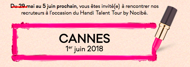 Handi Talent Tour Nocibé à Cannes